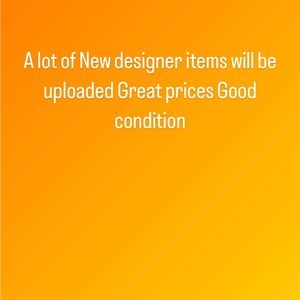 Designer clothes shoes and accessories will be uploaded great prices